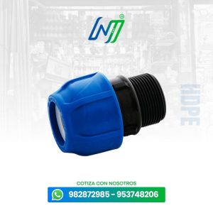 Enlace Rosca Macho HDPE