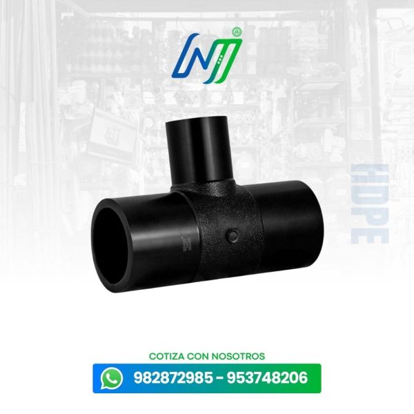 Tee con Reducción HDPE Termofusión