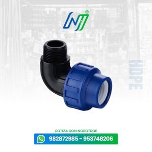 Codo Rosca Macho HDPE
