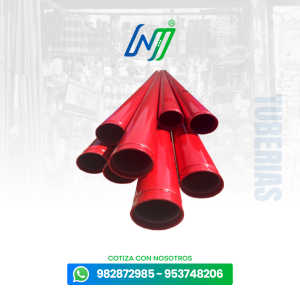 Tubo ranurado rojo UL_FM SCH40
