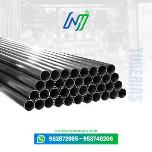 Tubos SCH40 con costura en acero inoxidable